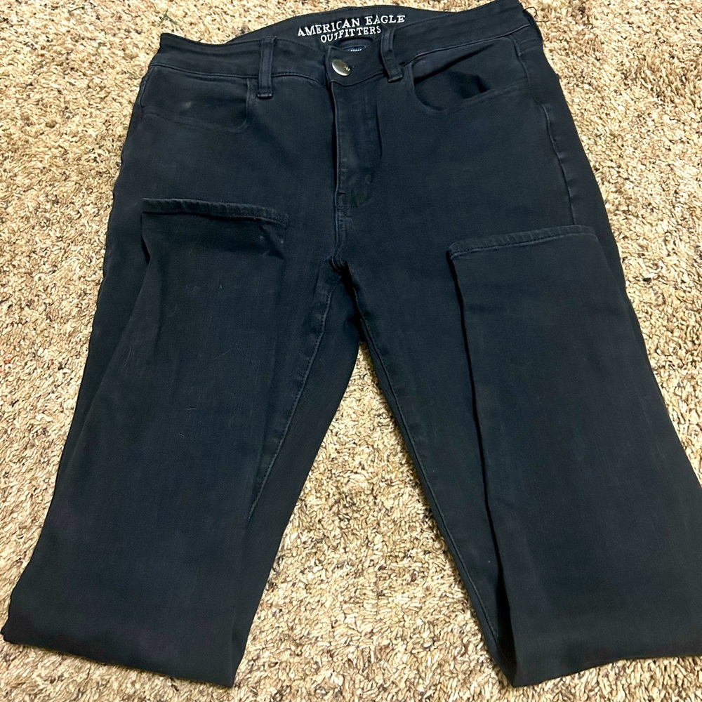American Eagle black jeans.